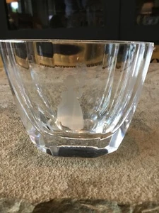 Orrefors 5247 Kristall Posy Vase MÄDCHEN mit BLUMENSTRAUSS WEIZEN! 3" HOCH! - Bild 1 von 5