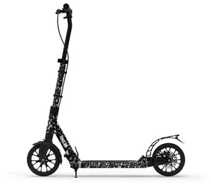 Adult City Suspension Push Kick Scooter Folding Large 200mm Wheels gift-white - Picture 1 of 6