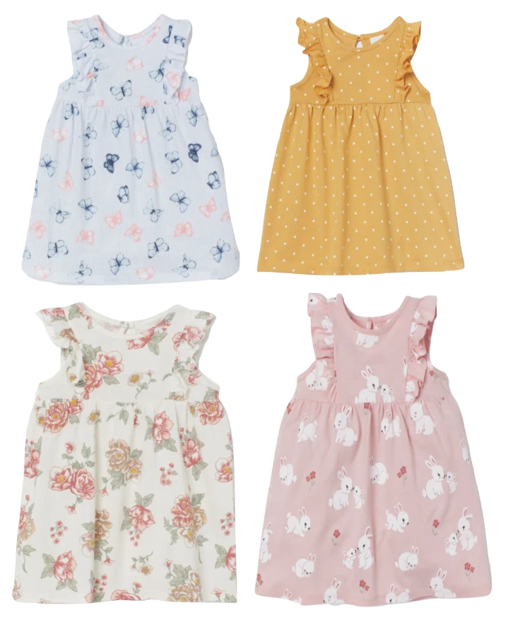 GIRLS JERSEY DRESS 3-4YRS  - New - Image 1 of 1