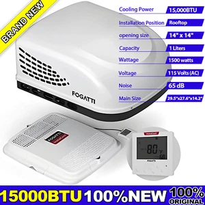 RV Air Conditioner 15K BTU Rooftop AC Unit Cooling for RV Camper Trailer 115V - Picture 1 of 11