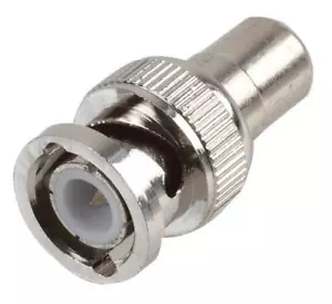 BNC MALE TO RCA FEMALE ZINC, Audio Adapters | RW1-033 ZINC - Picture 1 of 2