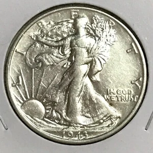 U.S. Walking Liberty Half XF 1943 - Foto 1 di 2