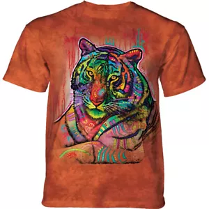 Camiseta The Mountain Russo Tigre Naranja Tigres Salvajes Arco Iris Animal Adulto S-3X - Imagen 1 de 4