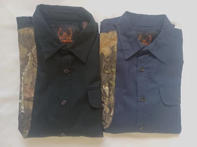 Camisa de caza Tallwoods Element Wear manga larga tela pesada talla M, XL, XXL Foto 1 de 4