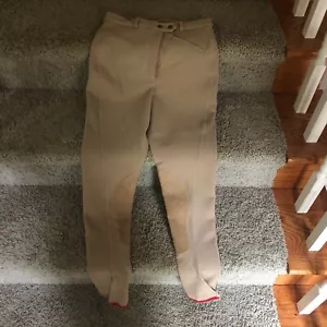Harry Hall Beige Equestrian Horse Riding Pants Womens Size 28L - Picture 1 of 9