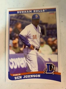 Ben Johnson 2018 Durham Bulls Team Card - Picture 1 of 1