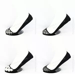 4 y 12 pares de calcetines de ballet mocasín para lunares sin exhibir pequeños para mujer - Imagen 1 de 6