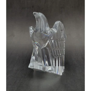 Steuben Eagle Bird Figurine Crystal Glass Art Glass Discontinued Signed - Picture 1 of 16