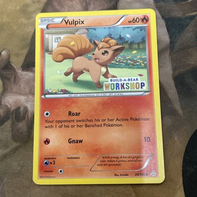 Lightly Played Vulpix - 20/160 - Build-a-Bear Promo Pokemon Miscellaneous Promos - Image 1 of 2
