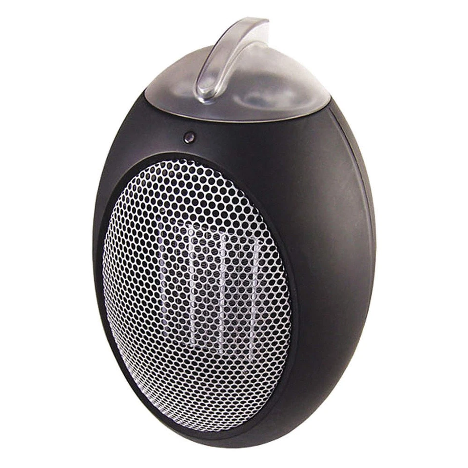 Acogedor calentador eléctrico de plataforma ESH, negro, 11" H 35WX78 Foto 1 de 1