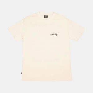 Stussy Tag T-Shirt / Size M / Mens / Beige / Cotton - Picture 1 of 8