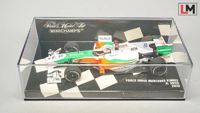 1:43 Minichamps Force India Mercedes VJM03 F1 Sutil 2010 // X_382 - Bild 1 von 2
