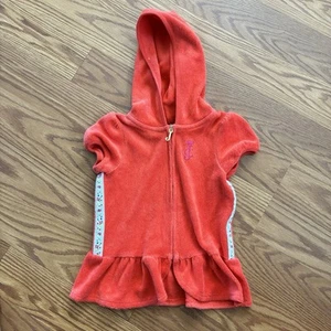 Sudadera con Capucha Juicy Couture Bebé Naranja Talla 12/18 Meses - Imagen 1 de 5