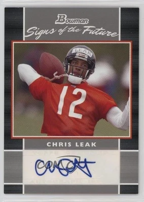 2007 Bowman Signs of the Future Chris Leak #SF-CL Rookie Auto RC - Image 1 of 2