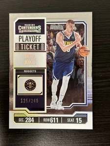 Boleto de playoffs 2023-24 Panini Contenders - Nikola Jokić #1 /249 - Imagen 1 de 2