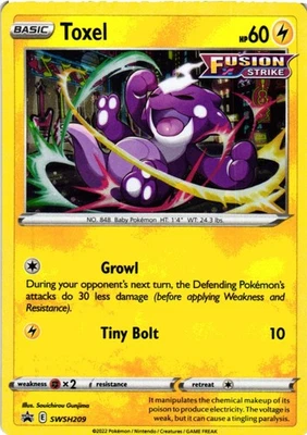 Toxel Promo SWSH: Sword & Shield Promo Cards SWSH209 LP - Image 1 of 2