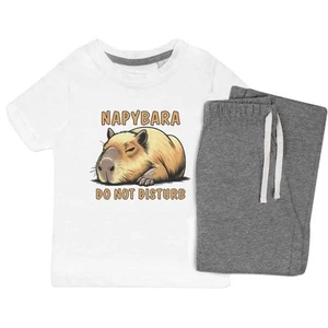 'Capybara Nap' Kids Nightwear / Pyjama Set (KP048823) - Picture 1 of 10