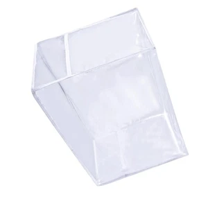  Clear Sewing Machine Dust Cover with Storage Pockets Transparent Protective - Picture 1 of 18