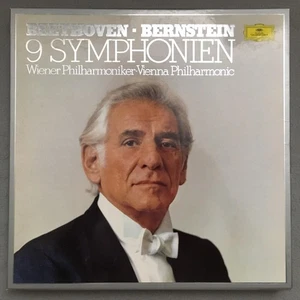 E378 Beethoven Complete 9 Symphonies Leonard Bernstein VPO 8LP DGG 2740 216 Ster - Picture 1 of 4