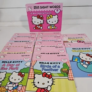 Hello Kitty Sight Words 12 Bücher Leseprogramm komplett Box Set Scholastic 2015 - Bild 1 von 23