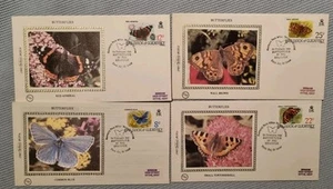 1981 GUERNSEY BUTTERFLIES BENHAM SILK FDC's - IN VERY GOOD CONDITION - Picture 1 of 1
