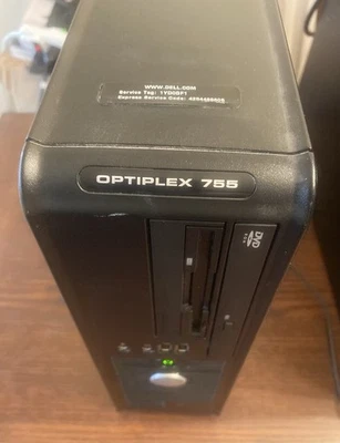 DELL OPTIPLEX 755 SFF Desktop Core Quad 2.66GHz 8GB RAM 250GB HDD Windows 10 - Image 1 of 4