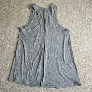 Women’s Lululemon Size 6 Grey Racerback Open Back Tank Top Athletic Gym - Picture 1 of 5