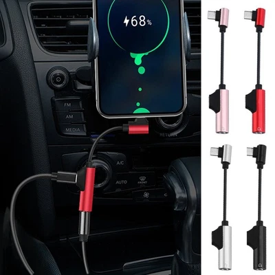 Connector AUX Phone Cable Audio Cable Audio Line Cable Headphone Adapter Type C☋ - Image 1 of 4