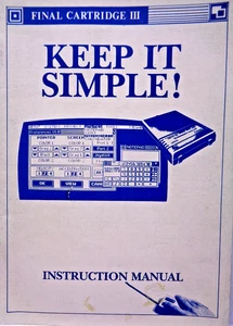 COMMODORE 64/128 -- MANUAL DE INSTRUCCIONES FINAL CARTUCHO III (RISKA -MANUAL) #2DE - Imagen 1 de 7