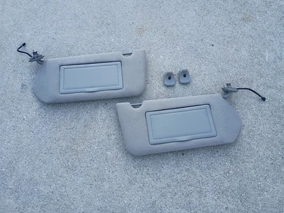 2000-2005 chevrolet monte carlo driver & passenger side sun visor pair set oem - Image 1 of 4