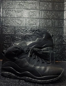 2005 Nike Air Jordan 10 Retro "Stealth” (310805-010)Bball Sneakers Sz M/12.5 - Picture 1 of 10