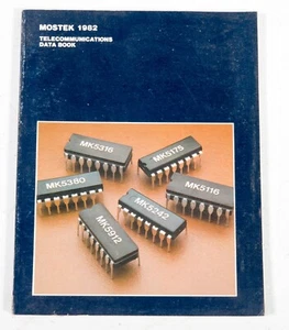 Vintage Mostek Telecommunications Data Book 1982 ST533B03 - Picture 1 of 4