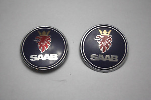 2006-2011 SAAB 9-5 Sedan Front Hood & Rear Trunk Deck Lid Logo Emblems Pair Set