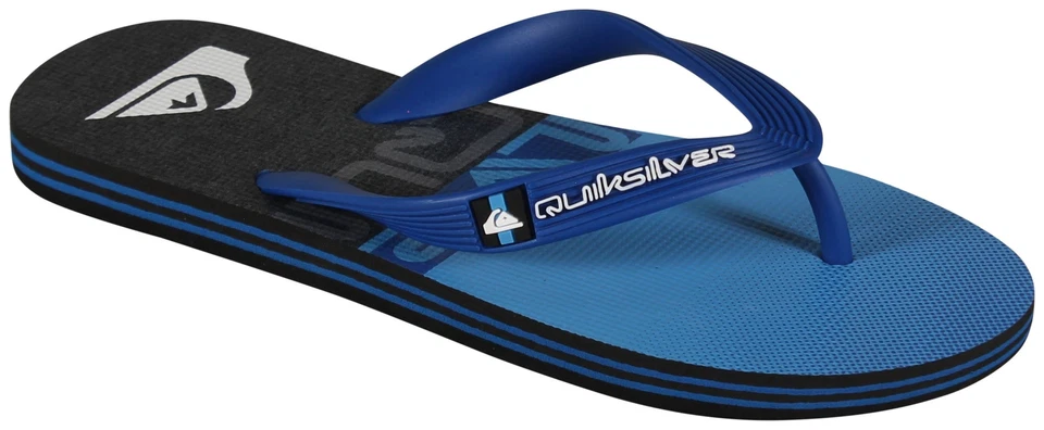 Sandalia panel Molokai Quiksilver niño - negra/azul/gris - nueva Foto 1 de 1