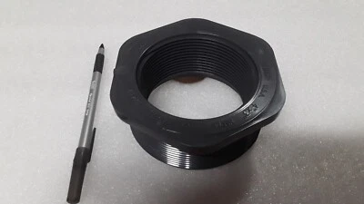 4" x 3" PVC Sch 80 Flush Style Reducer Reducing Bushing MPT x FPT Spears 839-422 - Image 1 of 4