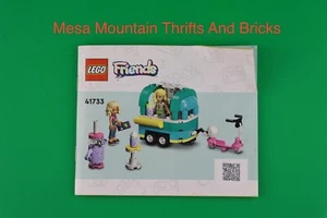 LEGO® Friends 41733 ¡Solo manual de instrucciones de tienda de té de burbujas móvil! - Imagen 1 de 3