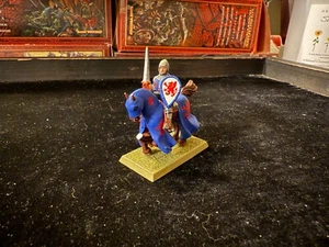 Games Workshop Warhammer Bretonnian Knights Lot O METAL Plastic Painted Grail ? - Picture 1 of 3
