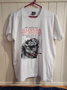 Vintage 34th Annual Allentown Art Festival 1991 Size L Screen Stars Best T Shirt - Picture 1 of 5