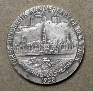 New Haven (CT), Three Hundredth Anniversary Of New Haven, 1938 (City) Quinnip - Picture 1 of 2
