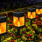 Solar Lights for outside 8 Pack,Outdoor Solar Outdoor Candle Lights with Flicker