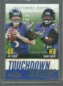 2013 Panini Contenders Touchdown Tandems #12 Joe Flacco/Torrey Smith (ref 57444 - Picture 1 of 1