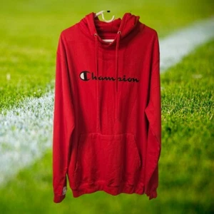 Champion Herren Hoodie Sweatshirt Gr. LT Logo Pullover Activewear rot neu mit Etikett - Bild 1 von 2