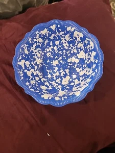 NWT The Pioneer Woman Country Splatter Melamine 11oz Blue Dip Bowl-New  - Picture 1 of 6