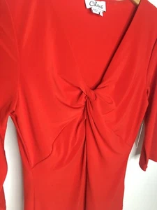 Blusa elástica roja Chaus Racer para mujer •Talla S *NUEVA CON ETIQUETAS - Imagen 1 de 5