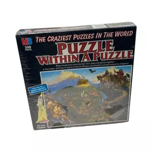 MB Puzzle Within A Puzzle The Lost Kingdom 500 Piece Jigsaw NEW - Picture 1 of 3