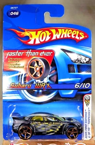2005 Hot Wheels Faster Than Ever #46 First Editions-Torpedoes SUBARU WRX Black - Picture 1 of 5