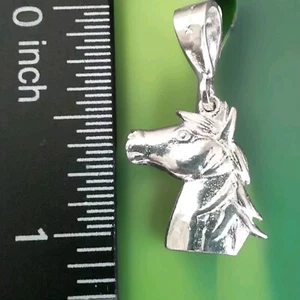 Ericks Sterling Silber Pferdekopf Charm-Anhänger Taxco.925 - Bild 1 von 5