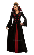 Queen Of The Vampires Costume Ladies Deluxe Vampiress Outfit Halloween Fancy Dre