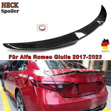 Carbon Optik Heckspoiler Spoilerlippe Flügel für Alfa Romeo Giulia 16-21 V Style