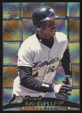 1999 PACIFIC PRISM #140 FRED MCGRIFF HOLOGRAPHIC GOLD DEVIL RAYS /480